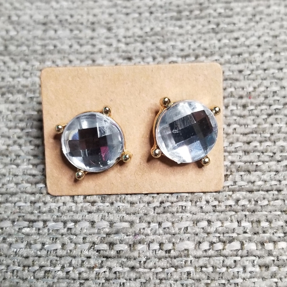 Beautiful Rhinestone Stud Earrings